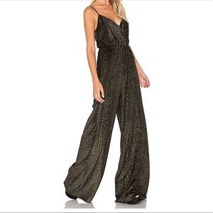 Show Me Your Mumu Jagger Jumpsuit Golden Glam